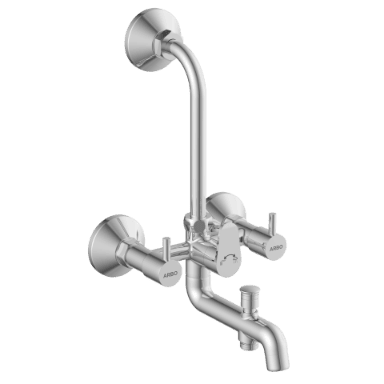 EL-1822 Wall Mixer 3 In 1 With Connecting Legs With Wall Flange