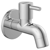 EL-1802 Bib Tap With Wall Flange