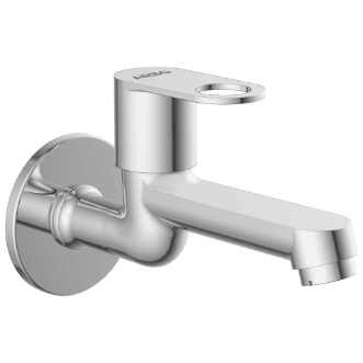 NE-1603 Long Nose Bib Tap With Wall Flange