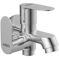 SL-2605 2 Way Bib Tap Side Handle With Wall Flange