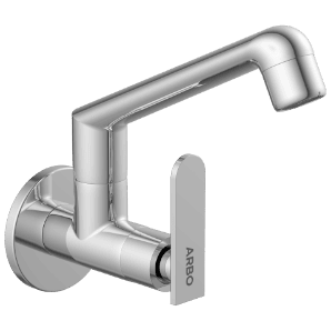 IX-2808 Sink Cock With Swinging Spout With Wall Flange (Wall Mounted Model)