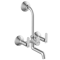 IX-2820 Wall Mixer 2 In 1 With Connecting Legs With Wall Flange