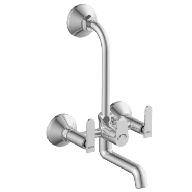 IX-2820 Wall Mixer 2 In 1 With Connecting Legs With Wall Flange
