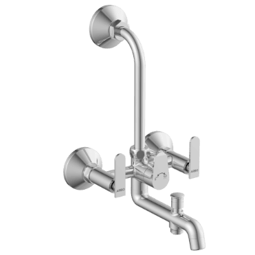 IX-2822 Wall Mixer 3 In 1 With Connecting Legs With Wall Flange