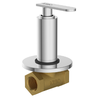 IX-2823 Concealed Stop Cock 15mm Body With Upper Part Set