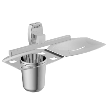 CT-10 Soap Dish With Tumbler Holder (SUS 304)