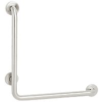 DF-021 Grab Bar Left 90° L-Angle 300 x 600 mm Satin