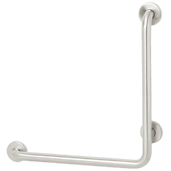 DF-022 Grab Bar Right 90° L-Angle 300 x 600 mm Satin
