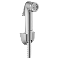 HF-09 ABS Round Health Faucet With Hook & 1.2 Mtr. S.S. Tube