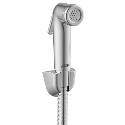 HF-09 ABS Round Health Faucet With Hook & 1.2 Mtr. S.S. Tube