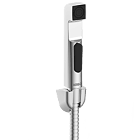 HF-14 ABS Square Health Faucet With Hook & 1.2 Mtr. S.S. Tube