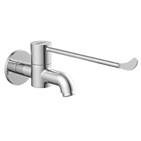 MD-5403 Long Nose Bib Tap With Wall Flange