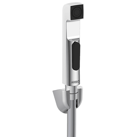 HF-14-A ABS Square Health Faucet With Hook & 1 Mtr. PVC Tube