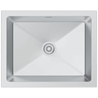 HMR-01 Single Bowl Kitchen Sink 16" x 18" x 9" Inch Hand Made