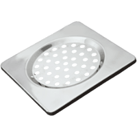 SD-50 Square Watse Drain Matt Finish 6" x 6" Inch SUS 304