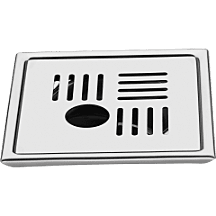 SD-19 Bathroom Grating With Pipe Hole 6" x 6" Inch SUS 304