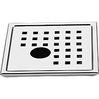 SD-22 Bathroom Grating With Pipe Hole 6" x 6" Inch SUS 304