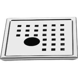 SD-22 Bathroom Grating With Pipe Hole 6" x 6" Inch SUS 304
