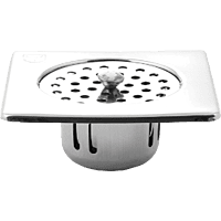 SD-25 Square Anti Cockroach Drain 6" x 6" Inch