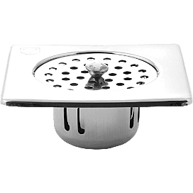 SD-25 Square Anti Cockroach Drain 6" x 6" Inch