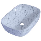 HTT-101 Midnight Elegance Designer Table Top 18" x 12" x 5" Inch