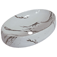 HTT-212 Golden Veins Designer Table Top 24" x 15" x 5" Inch