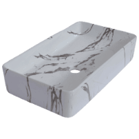 HTT-412 Golden Veins Designer Table Top 24" x 13" x 5" Inch