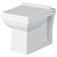 EWC-16111PP Neo Washdown EWC S Trap (4" Trap) With Gasket And Installation Kit With Normal Close Seat Cover, Hinges, Fixing Accessories