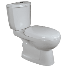 FWC-11122PP Antique Top Dual Flushing P Trap Aqua Floor Mounted Coupled WC  With PP Seat Cover