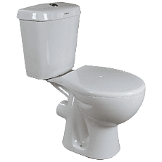 FWC-TD-11121PP Antique Top Dual Flushing P Trap Italian Floor Mounted Coupled WC With PP Seat Cover