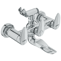 KA-3121 Wall Mixer 2 In 1 With Crutch, Connecting Legs With Wall Flange