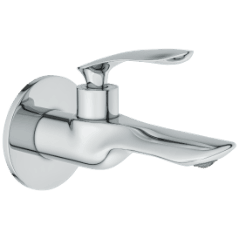 Kia Long Nose Bib Tap With Wall Flange