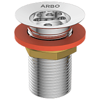 AC-02 Brass Full Thread Waste Coupling 3" Inch Height