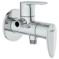 Kia 2 Way Angle Cock With Wall Flange