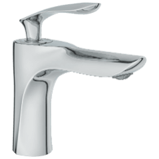 Kia Single Lever Basin Mixer With Braided Hoses