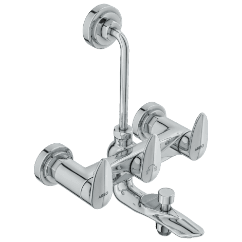 Kia Wall Mixer 3 In 1 With Connecting Legs With Wall Flange