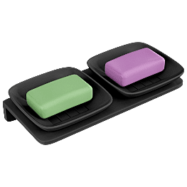 Lavish Double Small Square Soap Dish