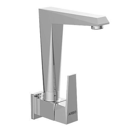 Lavish Sink Cock With Swinging Spout With Wall Flange