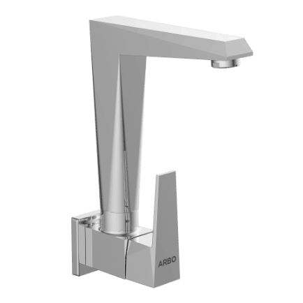 Lavish Sink Cock With Swinging Spout With Wall Flange