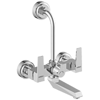 Lavish Wall Mixer 2 In 1 With Connecting Legs With Wall Flange