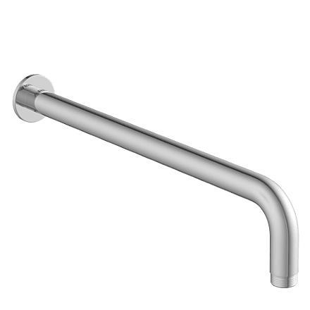 S.S. 304 Round Shape With 90° Bend For Wall Mounted Shower Arm With Wall Flange