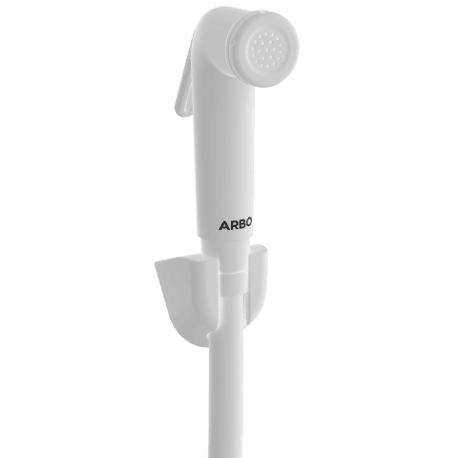 ABS Round Health Faucet With Hook & 1 Mtr. PVC Tube