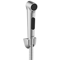 ABS Round Health Faucet With Hook & 1.2 Mtr. S.S. Tube