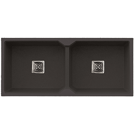 Double Bowl Kitchen Sink 37" x 18" x 10" Inch Quartz