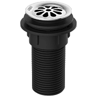 AC-81 Brass With Nylon Full Thread Waste Coupling 4" Inch Height