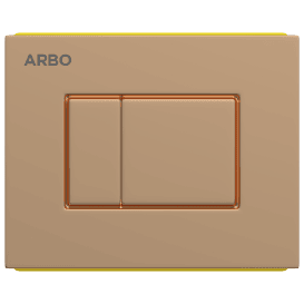 CC-RG-03 Chrome Control Plates Square (Rose Gold) (Compatible With Pneumatic Concealed Cistern CC-01, CC-11)