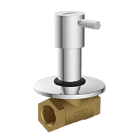 EL-1823 Concealed Stop Cock 15mm Body With Upper Part Set