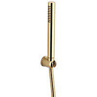 HS-GG-07 Single Function Round Hand Shower With Hook & 1.2 Mtr. S.S. Tube (Glossy Gold Finish)