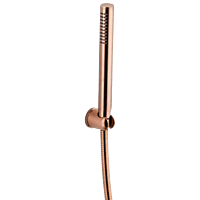 HS-RG-07 Single Function Round Hand Shower With Hook & 1.2 Mtr. S.S. Tube (Rose Gold Finish)