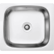 KS-33 Single Bowl Kitchen Sink Stainless Steel-16" x 14" x 7" Inch-0.6mm